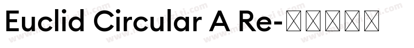 Euclid Circular A Re字体转换